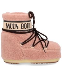Moon Boot - "Icon Low Fleece" Boot - Lyst