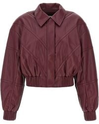 ROTATE BIRGER CHRISTENSEN - Roteer Birger Christensen Lederen Effect Bomberjack - Lyst