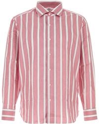 Junya Watanabe - Embroidered Poplin Shirt - Lyst