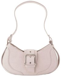 OSOI - Hobo Brocle Umhängetasche Leder rosa - Lyst