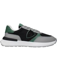 Philippe Model - Sneakers Antibes Man Fabric Zwart/green - Lyst