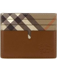 Burberry - Tall Sandon Pop Calf Grain Leather Wallet - Lyst
