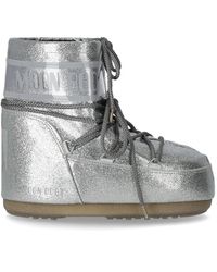 Moon Boot - Icon Low Glitter Snow Boot - Lyst