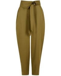 The Attico - Attico Green Virgin Wollhose - Lyst