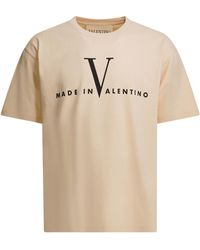 Valentino - Made In T-shirts Yellow - Lyst