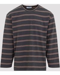 Jil Sander - L/S Striped T Shirt - Lyst