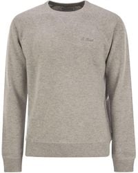 Mc2 Saint Barth - Cashmere Blend Jumper Con Peluche - Lyst