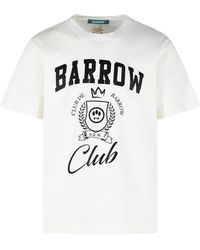 Barrow - Wit Katoenen T-shirt - Lyst