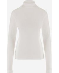 Vince - Rollkragenpullover aus Stretch-Modal - Lyst