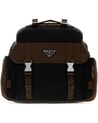 Prada - Two Tone Re Nylon Crossbody Bag - Lyst