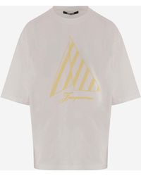 Jacquemus - Cotton T Shirt With Logo - Lyst