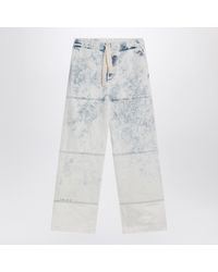 Dries Van Noten - Light Jeans With Drawstring - Lyst