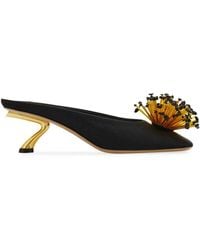 Ferragamo - Satin Mules - Lyst