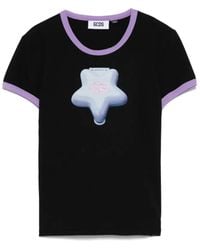 Gcds - Stretch Cotton T-Shirt - Lyst