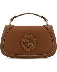 Gucci - Caramel Leather Blondie Handbag - Lyst