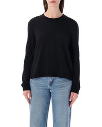 James Perse - T-Shirts und Polos Schwarz - Lyst