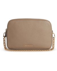 MICHAEL Michael Kors - 'Brant' Dove Grey Lear Tasche - Lyst