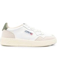 Autry - Leather Sneakers With Medalist Inserts - Lyst