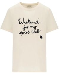 Weekend by Maxmara - Edison Ecru T Shirt - Lyst