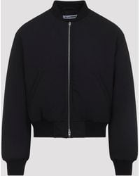 Jil Sander - Cropped Bomber Jacket - Lyst