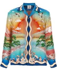 CASABLANCA - Camisa de 'Collar Collar Tennis Club' - Lyst