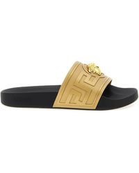 Versace - 'La Medusa' Slides - Lyst