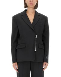 MSGM - Jacket With Zip - Lyst
