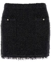Gucci - Viscose Blend Mini Skirt - Lyst