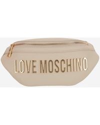 Love Moschino - Hou Van Moschino Eco Friendly Fanny Pack Met Logo - Lyst