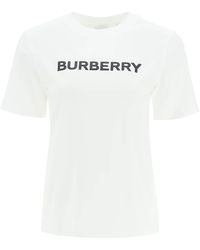 Burberry - Camiseta con logo estampado - Lyst