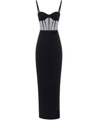 Elisabetta Franchi - Strapless Jurk - Lyst