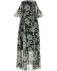 Loewe - Printed Silk Dress - Lyst