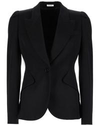 McQueen - Tailored Single-Button Blazer - Lyst