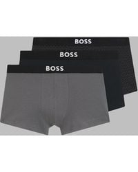 BOSS - 3 Pack Boxer Con Logo - Lyst