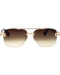 Dita Eyewear - Aviator Sunglasses Dts138 A 02 Gld Brn - Lyst