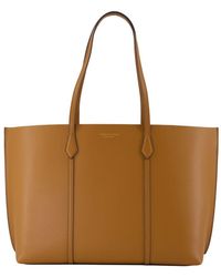 Tory Burch - Perry Shopper Bag Lederbraun - Lyst
