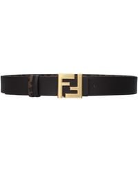 Fendi - Vrouwen's Riemen Bruin Leer/moro 's Hoofd - Lyst