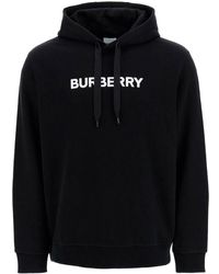 Burberry - Sudadera con capucha de logotipo de - Lyst