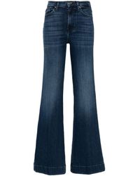 Seven7 - Modern Flare Leg Denim Jeans - Lyst