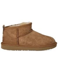 UGG - K Classic Ultra Mini Chestnut Boot - Lyst