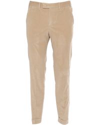 PT01 - Master, Flat Front, Diagonal Pockets, Flap Back Pockets, Turn Up - Lyst