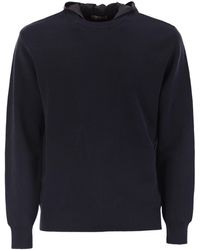 Herno - Resort Double Cotton Knit et Nylon Sweat à capuche - Lyst