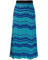 Wales Bonner - Falda midi Palm - Lyst