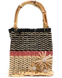La Milanesa - Marghe Straw Handbag - Lyst
