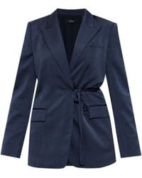 Theory - Blazer À Revers Crantés - Lyst