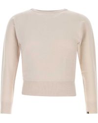 Extreme Cashmere - Sand Cashmere Blend Belle Sweater - Lyst