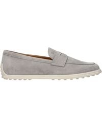 Tod's - Suede Moccasins/Light - Lyst