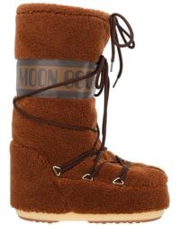 Moon Boot - "Icon" Boot With Logo - Lyst