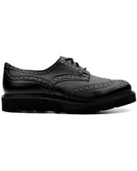 Tricker's - Tricker 's Flache Schuhe schwarz - Lyst