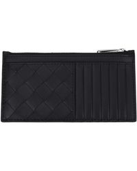Bottega Veneta - Münzhalter Mann Leder schwarz - Lyst